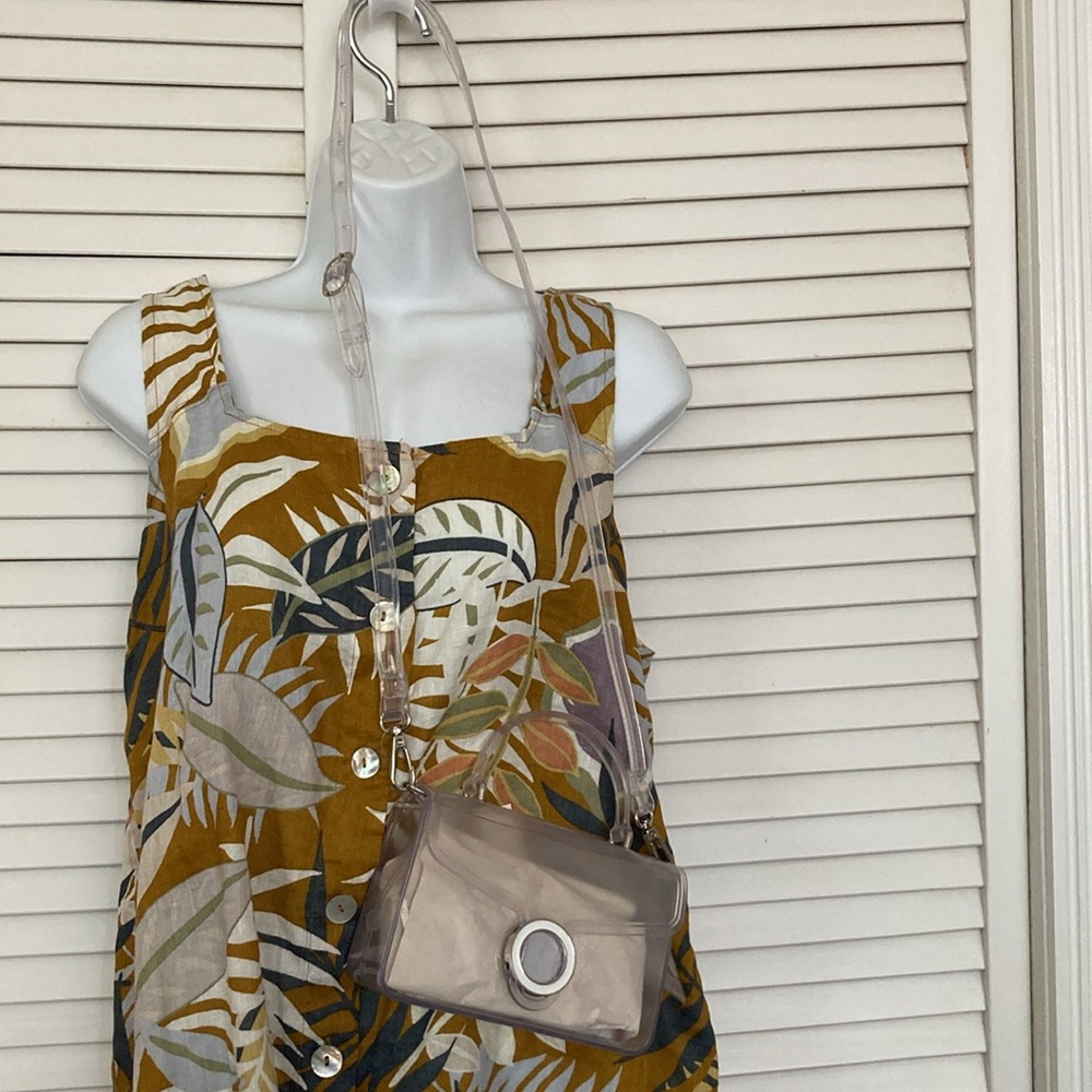 NOBO clear pvc shoulder bag with magnetic closure - Picture 3 of 6